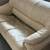 Ivory leather sofa 3 thumbnail