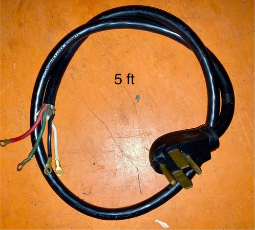 3 & 4 prong 5ft electric appliance   power cord 1