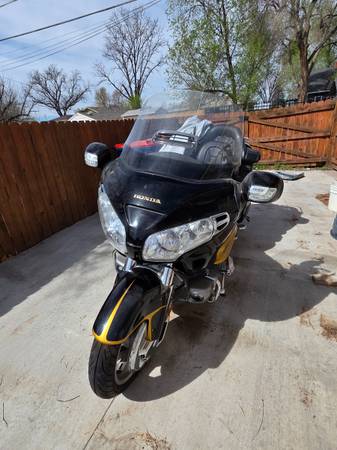 Honda Goldwing and tent trailer