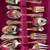 Gold flatware service for 8 w/ beautiful box 6 thumbnail
