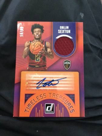 Collin Sexton, certified (COA) autographed #’d /99 LA Lakers 1