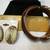Bracelet Earings Set Stunning Design Chocolate/Ivory Vintage Bakelite/ 5 thumbnail