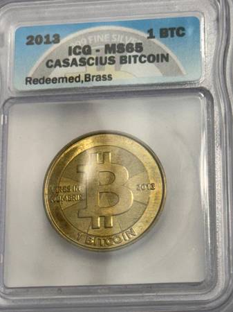 Rare Actual Bitcoin 2013 Casascius / Hologram / Code / Digital Gold 1
