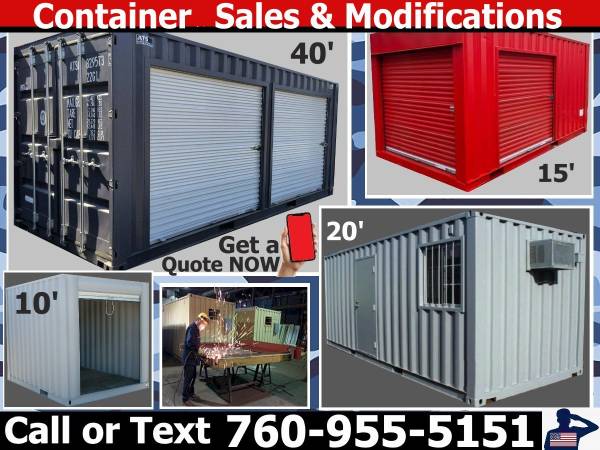 20' 40’Mods Containers Cargo Shipping Storage Container, Buy Local 1