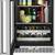 KITCHENAID 24" BUILT-IN DUAL ZONE BEVERAGE CENTER, KUBL314KSS 2 thumbnail
