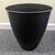 Black plastic waste basket 1 thumbnail