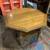 Vintage Thomasville Monk's Bench with Octagonal Table-top 2 thumbnail