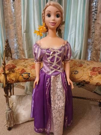 Large Rapunzel doll 1