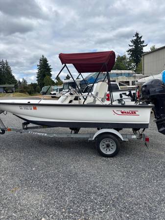 2000 Boston Whaler de 13 pies con motor de 50 hp, 4 tiempos, EFI - $13.250 (Lynnwood)63470269213059123