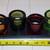 6 IKEA Heavy Colored Glass Tea Light Votive Candle Holder set 2 thumbnail