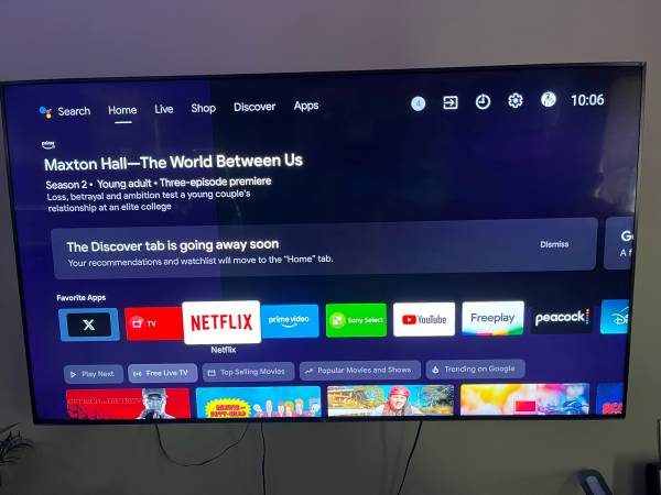 75” Sony Flat Screen for sale 1