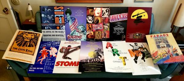 Original vintage Broadway Theater window cards 1