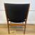 Mid Century Johannes Andersen Danish Teak Wood Black Fabric Dining Arm 14 thumbnail