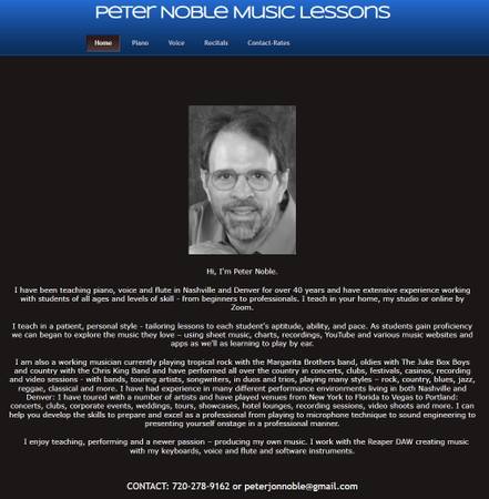 Love to sing? Voice lessons, at your home or my studio - or by Zoom 1