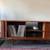 mid century modern walnut credenza media cabinet console 4 thumbnail