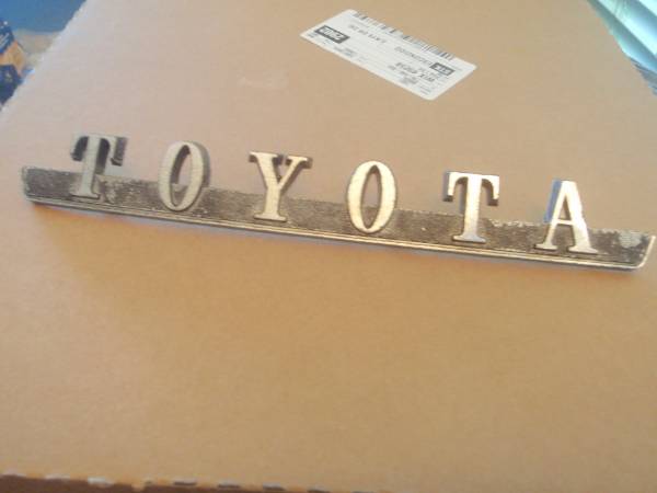 Emblem For Toyota Restoration, 4 X 4,  Or? 1