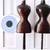 TRISTAN & ISEULT Jewelry Mini Dress Form Female Torso Mannequin Bronze 8 thumbnail