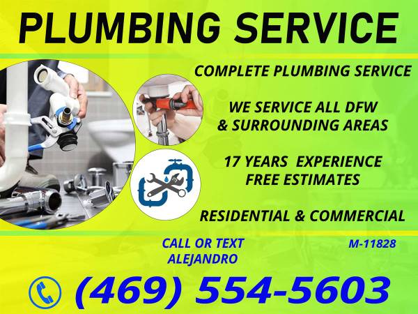 *** CALL OR TEXT *** Alejandro's Plumbing - AFFORDABLE - LOCAL PLUMBER 1