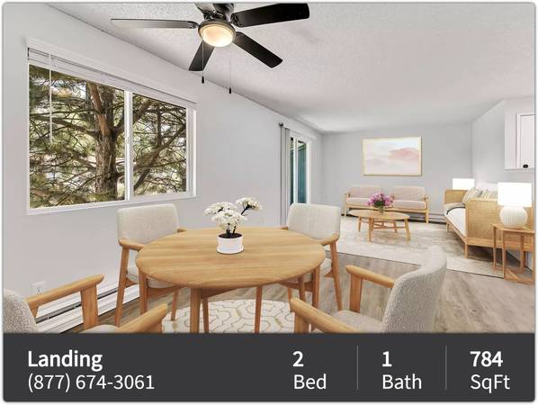 $1,745 / 2br - 784ft2 - Amazing 2 bed, 1 bath at The Landing! Washer/dryer included! (Fife)63934289058946121