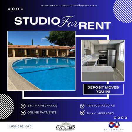 STUDIO WITH REDUCED PRICING! 1