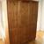 Freestanding wood closet with racks and garment hooks 4 thumbnail