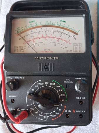 Micronta Analog Multimeter 1