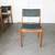 Set of 6 Danish Modern Teak Dining Chairs | Forest Green Knoll Fabric 8 thumbnail