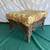 Heavy Duty CAST IRON Footstool has been recovered. HEAVY. EXCELLENT CONDITION    2 thumbnail
