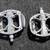 1/2" BMX Silver Platform Pedals 2 thumbnail