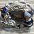 delft blue pottery girl and matching clock 1 thumbnail