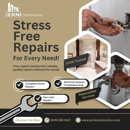 Plumbing , Electrical,  HVAC & Any Home Repairs 1