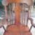 Rare Amazing Balloon Back Claw Feet Solid Wood Chairs w/ Captain 9 thumbnail