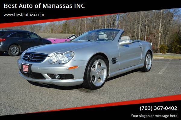 2005 Mercedes-benz SL 500 LOW MILES POWER CONVERTIBE TOP - $14,999 (MANASSAS)636163058944011223