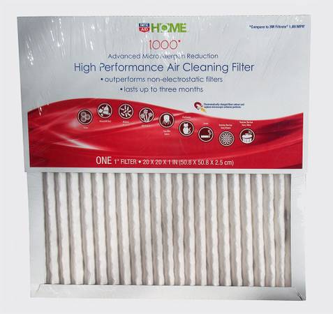 Eleven (11) Electrostatic Central A/C Air Filters - 20 x 20 x 1” 1000 1