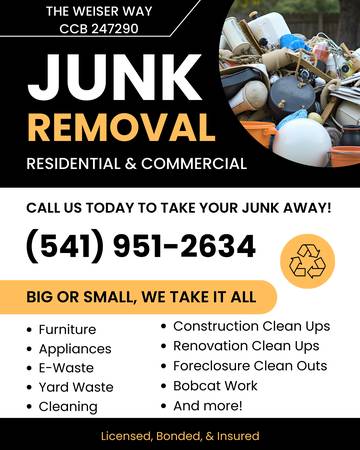 JUNK REMOVAL - The Weiser Way 1