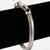 VTG. Sterling Silver Snake Chain Bracelet. Hook Eye Clasp, 6 1/2 wrist 4 thumbnail