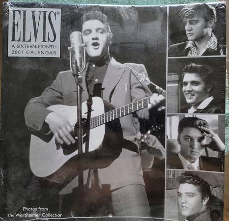 Elvis 2001 16-Month Calendar 1