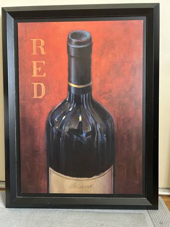 MAN CAVE framed picture, 1