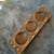 Rustic Handcarved Wooden Rectangular 3 Ball Candle Holder 1 thumbnail