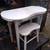 Old kidney shaped vanity with matching chair 1 thumbnail