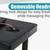 Metal Frame Massage Table with face jello and paper rool 3 thumbnail