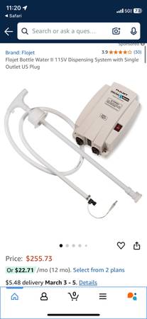 Flowjet Bottled Water Dispenser (Brand New) 1