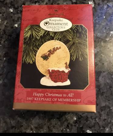 Hallmark Ornament Happy Christmas to All! 1997 Santa Claus 1