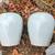 set (3) 8" Ceramic Celidon Grey Stoneware VASE vases 12 thumbnail
