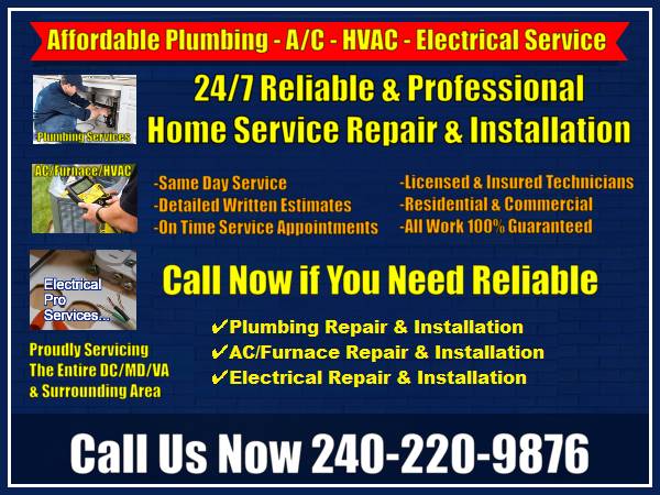 👉 RELIABLE| PLUMBING-HEATING & COOLING | REPAIR & INSTALLATION-$SAVE 1