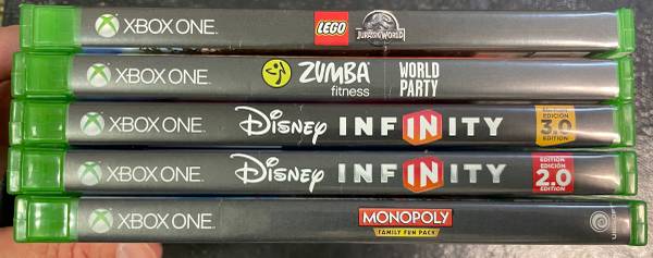 Lote de 5 juegos para XBOX ONE - $8 (Baldwin)63438233221379121
