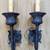 Custom Handcrafted J. Art Iron Torchere Sconces (2 Pairs) 2 thumbnail