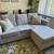 Sleeper Sofa Raymour & Flanigan Gray Chenille 1 thumbnail