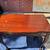 Vintage Waterside Oxford Cherry Claw Foot Flip Top Game / Console Table 2 thumbnail