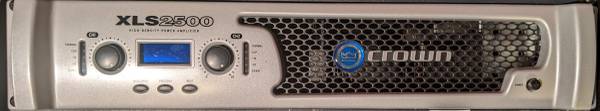CROWN 2 CHANNEL POWER AMP 1